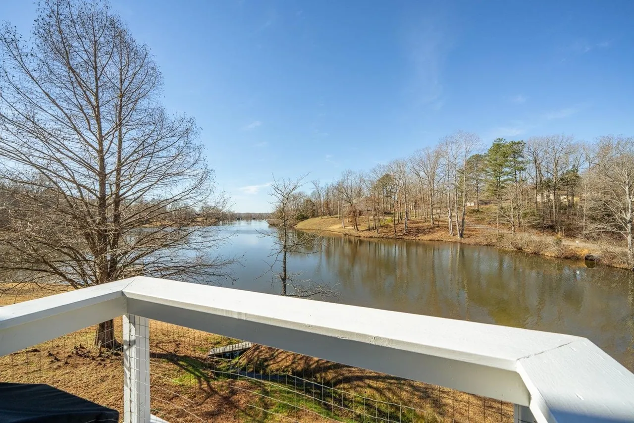 Lake view from the property